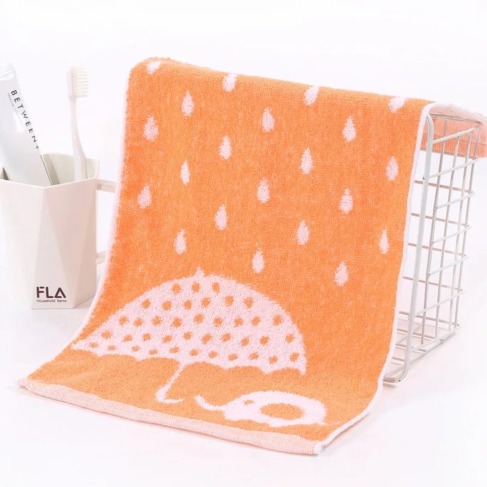 Asciugamano da bagno per bambini in morbido cotone asciugamano per il viso animale del fumetto asciugamano assorbente per bambini asciugamano assorbente per bambini 50x25cm