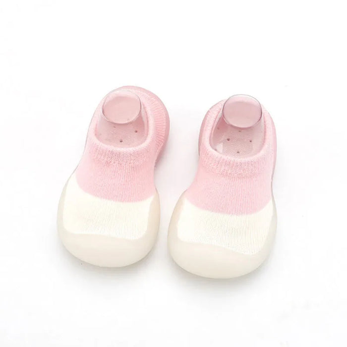 Baby First Shoes Toddler Walker Infant Boys Girls Kids Rubber Soft Sole Floor scarpe Casual a piedi nudi stivaletti in maglia antiscivolo
