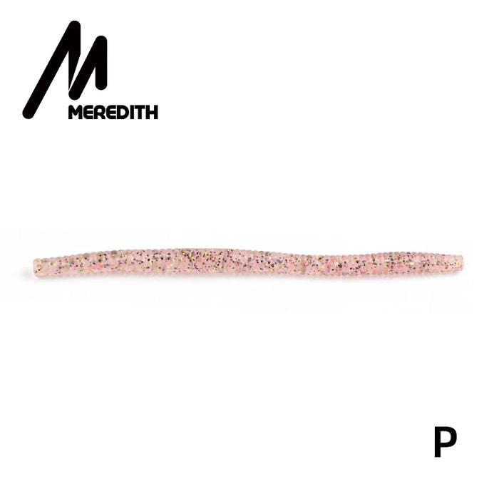 MEREDITH Esche morbide da pesca 140mm 5.3g 10 pezzi Esche artificiali per vermi Esche da pesca in silicone Crankbait Attrezzatura da pesca