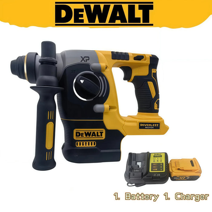 DEWALT Trapano a percussione rotativo 18V/20V MAX SDS Brushless 1in PLUS Trapano a percussione per carpenteria a forma di L Trapano elettrico per utensili nudi