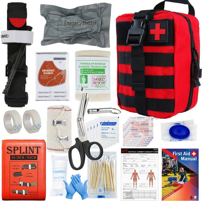 Kit di pronto soccorso custodia fornita set completo Molle per configurare kit di sopravvivenza Kit di emergenza all'aperto Trauma Outdoor Gear IFAK EMT
