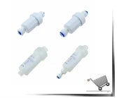 Elettrovalvola elettrica in plastica 12V 24V 220V Normalmente chiusa 1/4 "3/8" Tubo flessibile Conntection rapida RO Acqua Sistema ad osmosi inversa
