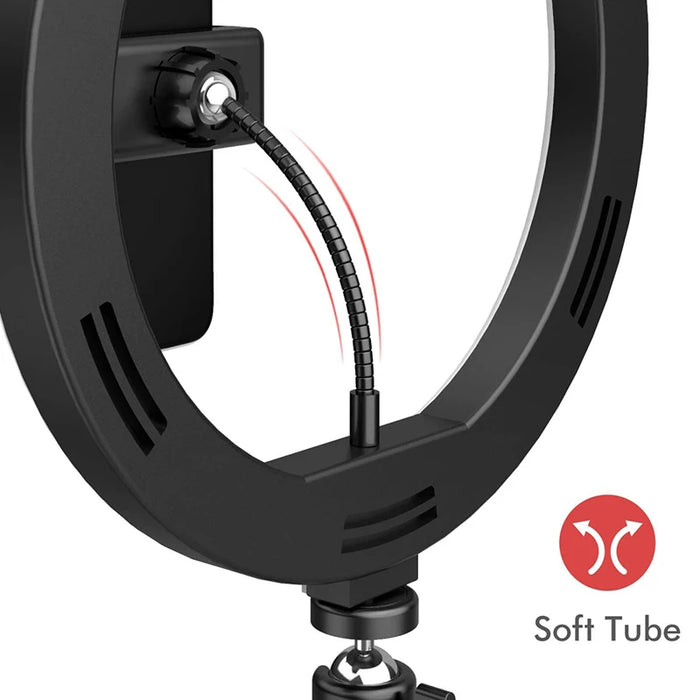 LED Selfie Ring Lighting fotografico Selfie Ring Lamp USB Remote Fill light per YouTube TikTok Video Live Phone Holder & treppiede