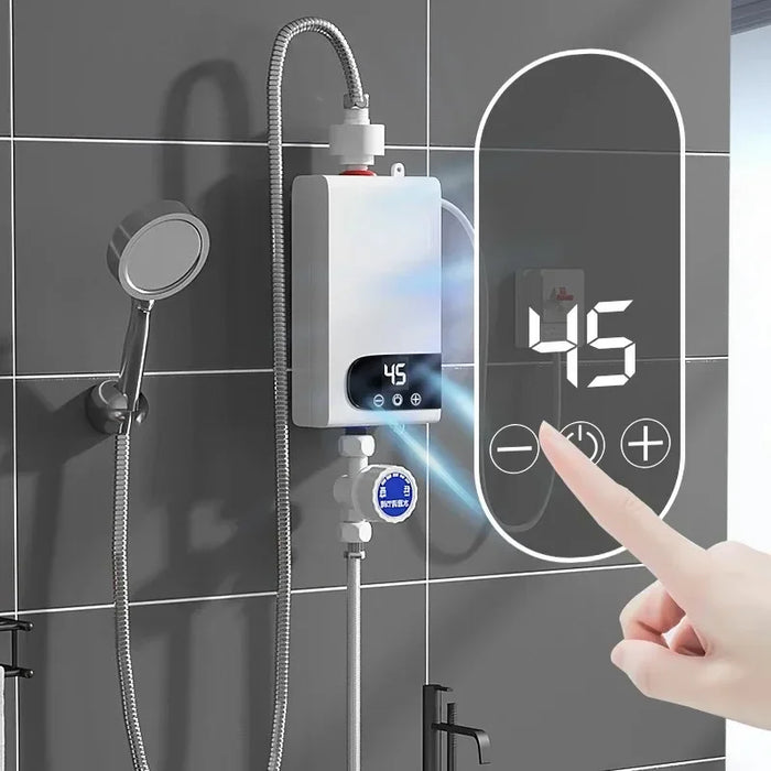 5500W Più Nuovo Scaldabagno Riscaldatore di Acqua Istantaneo Senza Serbatoio Rubinetto Istantaneo Rubinetto Della Cucina Gru di Acqua Calda LED Digitale
