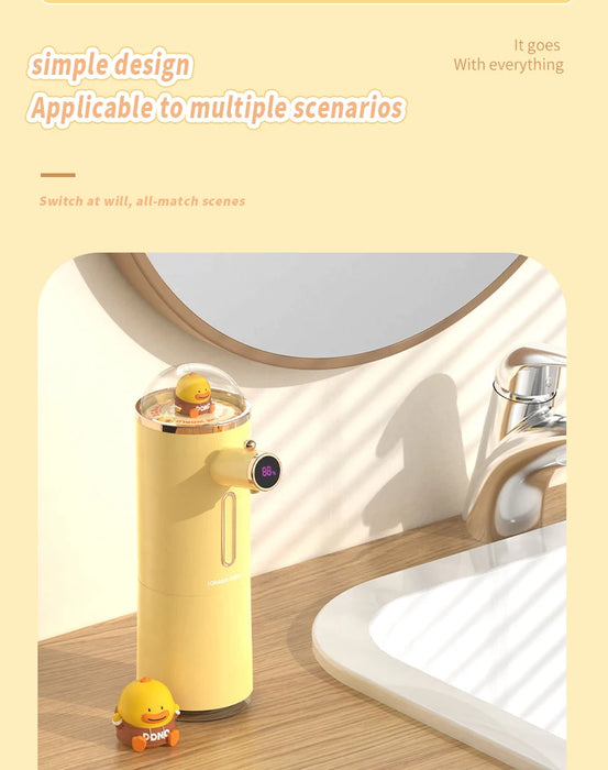 Dispenser automatico di schiuma di sapone Dispenser di sensori a infrarossi senza contatto bagno intelligente lavatrice a mano strumento di lavaggio a mano in schiuma