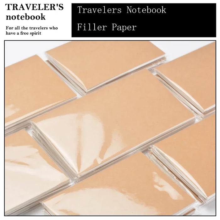 Fromthenon Filler Papers For Midori Travelers Notebook Vuoto Gird Mese Piano settimanale Notebook retrò Ricarica Core Cancelleria vintage