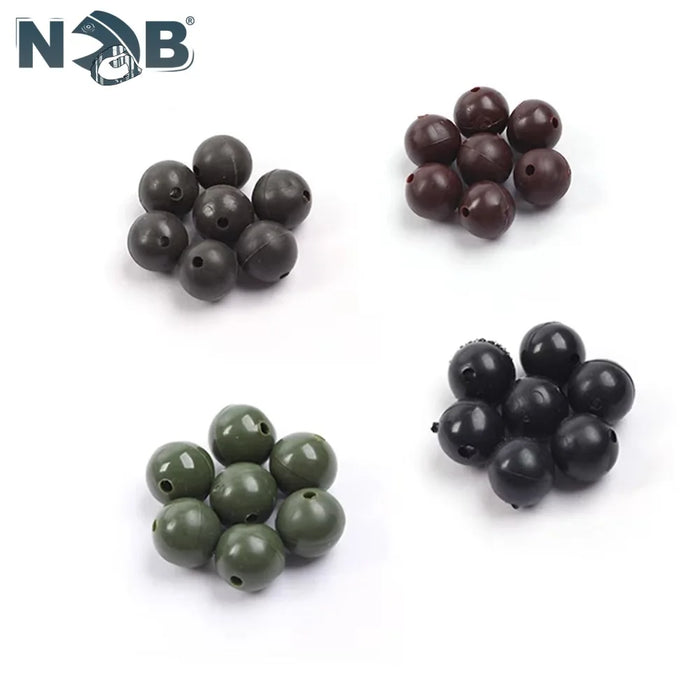 NGB 100 pz 5/6/7/8 MILLIMETRI Perline Da Pesca Alimentatore Gancio di Pesca Componenti Carpa Esca Gabbia Tappi Perline Alla Carpa attrezzatura da pesca