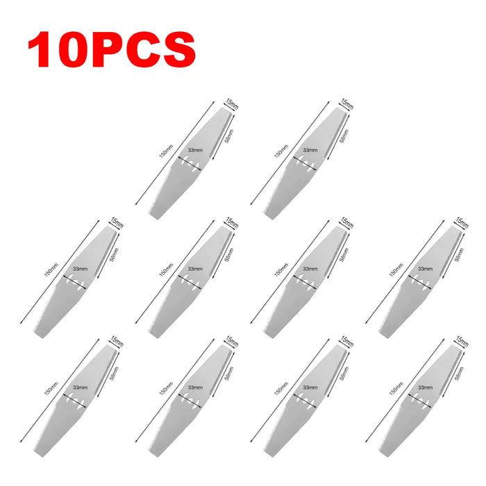 1-50PCS Sostituzione del tosaerba Lama in acciaio Metallo Erba String Trimmer Testa Palmare Rasaerba Raccordi Casa Giardino Utensili elettrici