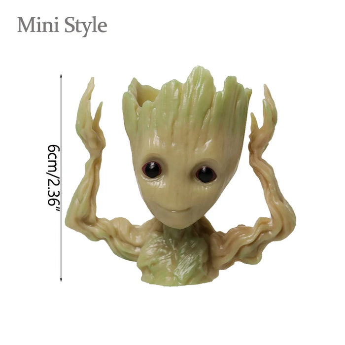 Decorazione della casa Artigianato Modello in miniatura Ufficio Desktop Display Cartoon Groot Figurine Artigianato Decor Albero Uomo Ornamento 5CM