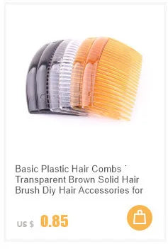 2021 accessori per capelli estivi Clip per capelli a Banana per signora ambientale Abs denti granchio per capelli Twist Hair Pin per ragazze 2 pezzi