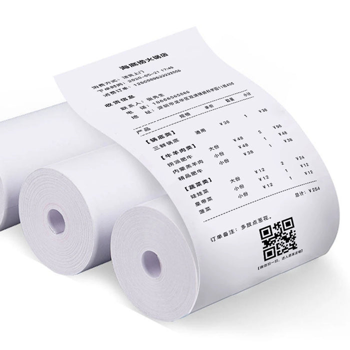 10 rotoli 57x25 MM carta termica bianca fotocamera per bambini stampa istantanea fotocamera per bambini carta da stampa accessori di ricambio parti