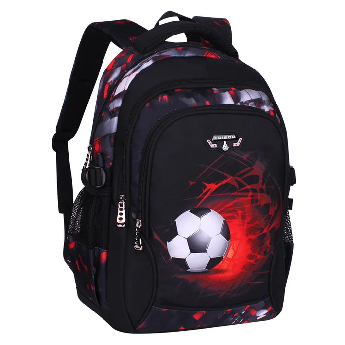 Stampa calcio zainetto bambino Anime zaino borsa da viaggio Soccers borse da scuola per ragazzi adolescente Mochila Escolar Infantil Menino