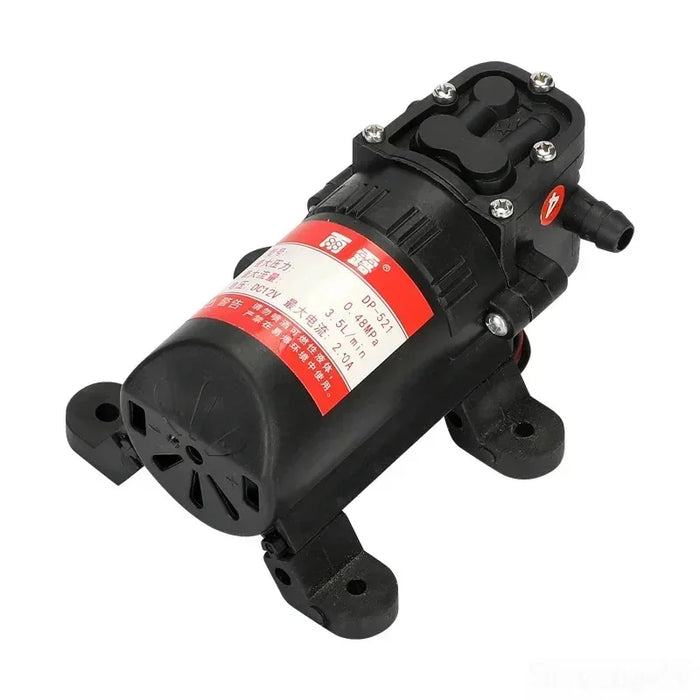 Durable DC 12 V 70PSI 3.5L/min Agricola Pompa Dell'acqua Elettrica Nero Micro A Membrana Ad Alta Pressione Spruzzatore di Acqua Auto lavaggio 12 V