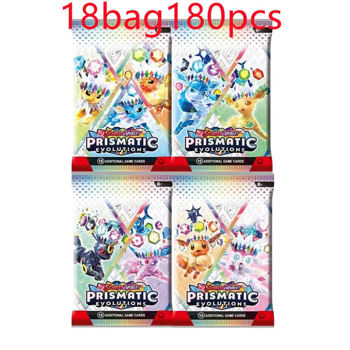 360 pezzi Pokemon Card Evoluzioni prismatiche Flames di ossidiana PALDEAN FATES Surging Sparks Scheda di traduzione di battaglia booster inglese