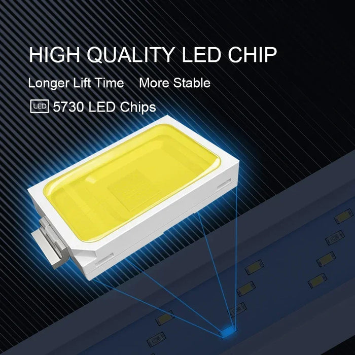 18-75 CM Super Sottile LED Acquario Illuminazione Pianta Acquatica Luce Estensibile Impermeabile Clip sulla Lampada Per Acquario 90-260 V