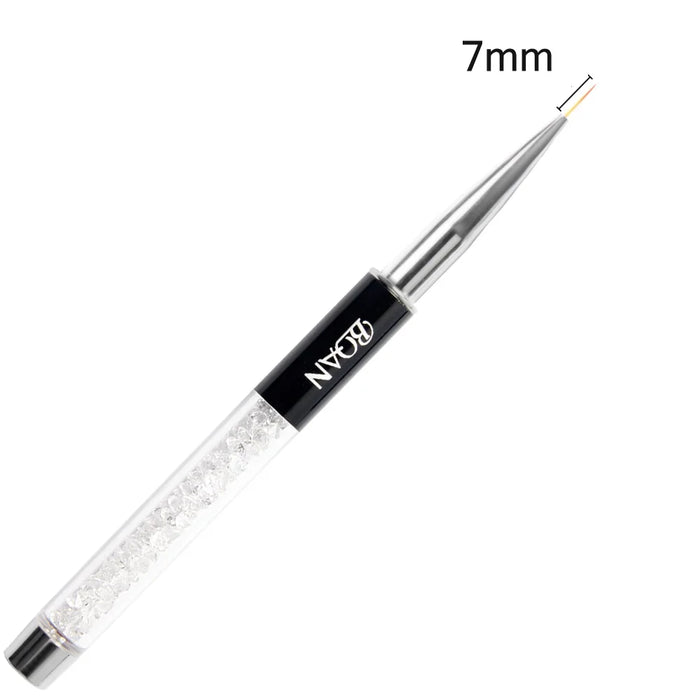 BQAN Professionale 5mm/7mm/9mm Pennello per unghie Disegna a mano Suggerimenti Disegno Linea Pittura Penna Strumenti Manicure Unghie artistiche Pennello Decorazione