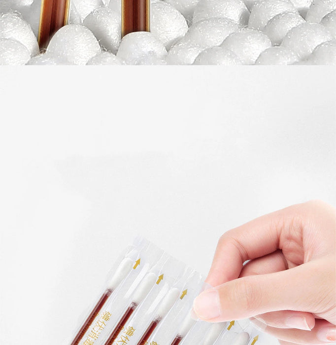 Tampone di cotone iodio monouso per neonati bastoncini di tampone iodoforo indipendenti bambini adulti bambino famiglia all'aperto sicurezza quotidiana assistenza domiciliare