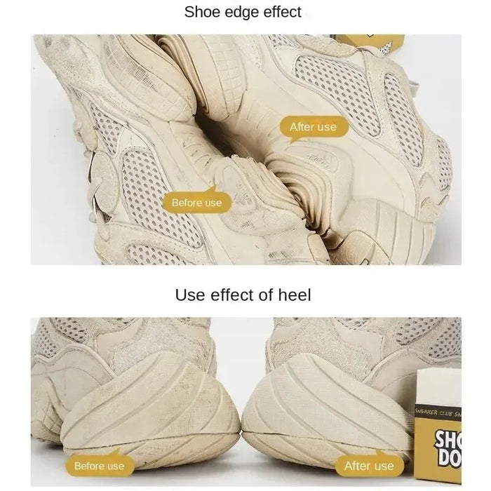 2 pezzi scarpe gomma portatile pelle scamosciata pelle di pecora pelle opaca tessuto cura scarpe pulizia pelle detergente blocco di gomma spazzola per scarpe