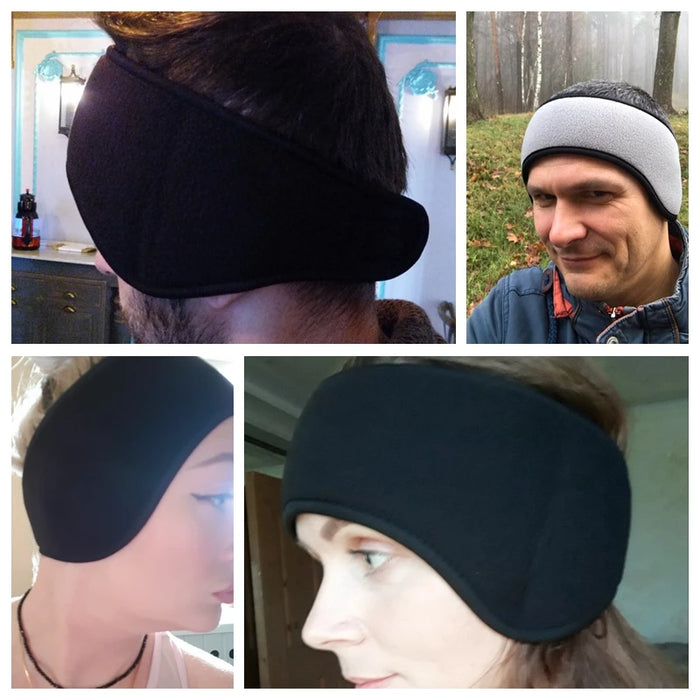 Fasce per la testa sportive autunno inverno per uomo donna scaldacollo in pile polare ciclismo escursionismo sci sport orecchie fascia accessori per capelli unisex