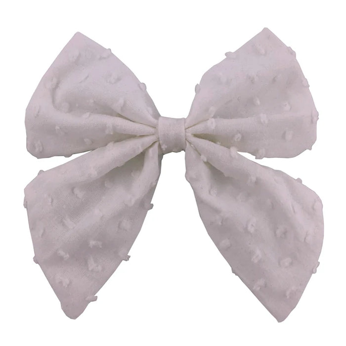 Fiocchi per capelli in cotone e lino Boutique Fermagli per capelli Neonate Donne Grandi mollette per fiocco da marinaio Fermagli per capelli Accessori per capelli Copricapo