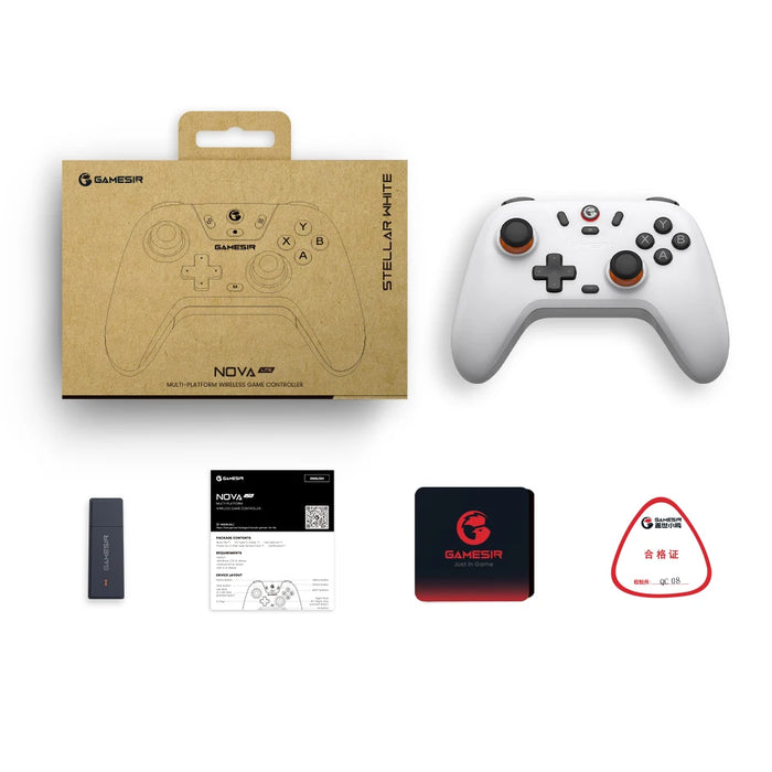 GameSir Nova Lite Controller Gamepad Wireless con Bluetooth, Dongle, cablato per Switch, Android, IOS, PC e giochi Steam