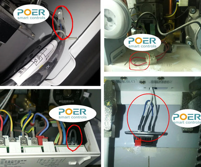 Termostato per riscaldamento WiFi wireless POER Termoregolatore intelligente regolatore di temperatura digitale per caldaia a gas pavimento caldo con Alexa