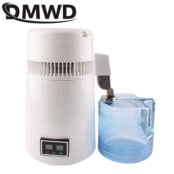 DMWD distillatore di acqua pura 4L filtro macchina per acqua distillata dentale in acciaio inox depuratore di distillazione elettrica brocca 110V 220V