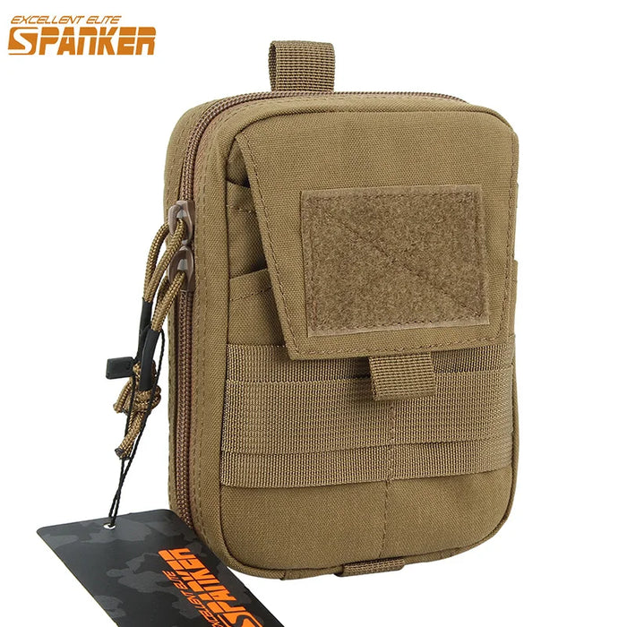 Marsupio tattico EDC Molle Marsupio multiuso Marsupio multifunzione con doppia cerniera Custodia per attrezzi da caccia