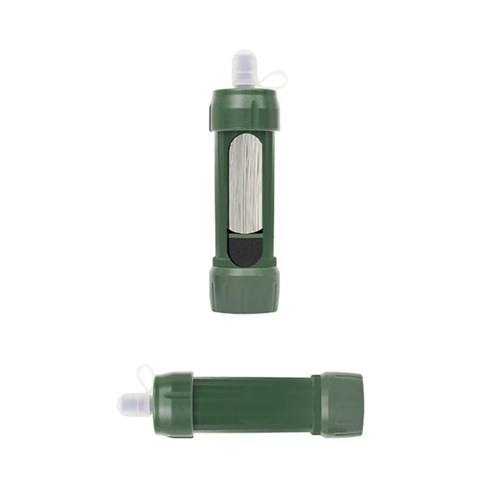1pc Outdoor Mini Camping purificazione filtro per l'acqua Straw TUP borsa per l'acqua in fibra di carbonio per la sopravvivenza o forniture di emergenza