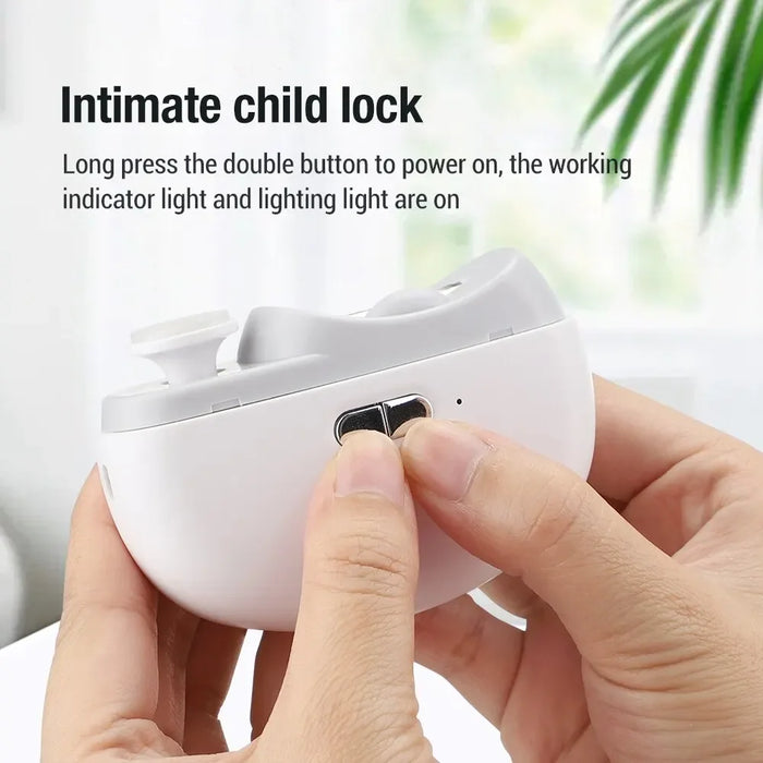 Tagliaunghie elettrico rettifica e lucidatura 2 in 1 smerigliatrice per unghie automatica portatile multifunzionale strumento elettrico per Manicure