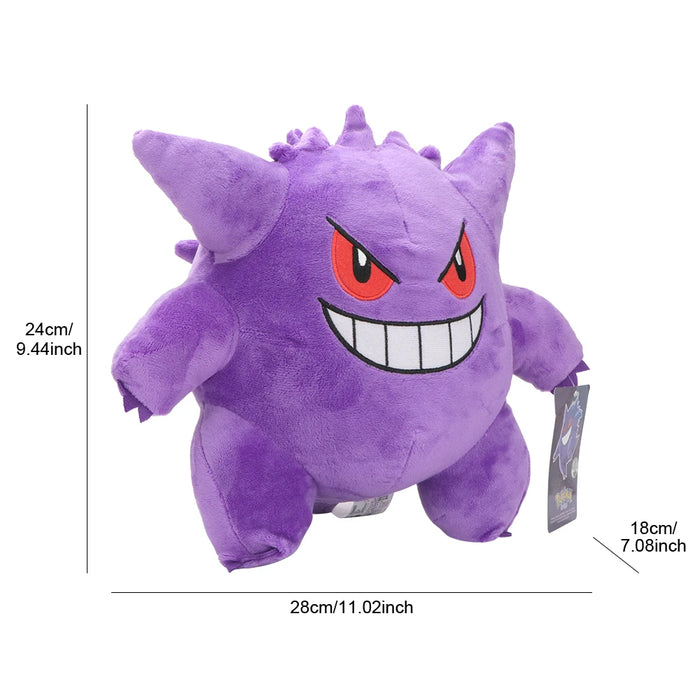 Gengar Peluche Peluche Farcito Cartone Animato Per Bambini Pokemon Peluche Da Collezione Morbido Peluche Simpatico Personaggio Dei Cartoni Animati