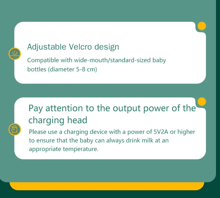 Scaldabiberon per allattamento per bambini, scaldabiberon USB portatile per auto, accessori da viaggio all'aperto portatile all'aperto