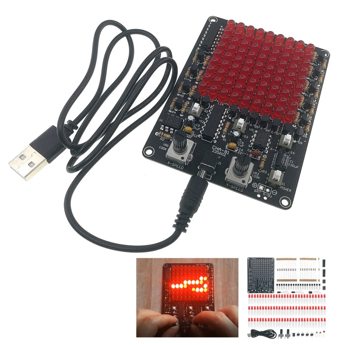 Cha-81 LED Tracking Light Parts kit elettronici fai da te kit luce LED modulo elettronico DC5-9V