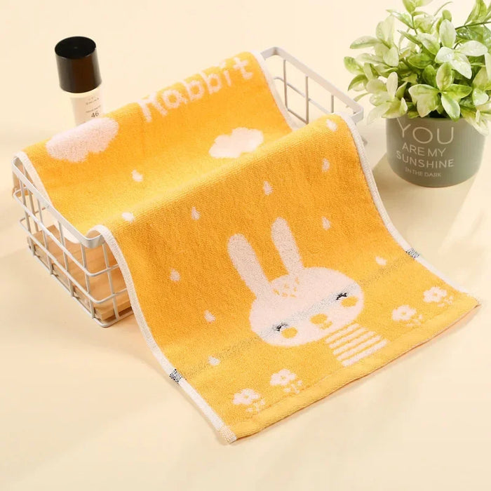 Asciugamano da bagno per bambini in morbido cotone asciugamano per il viso animale del fumetto asciugamano assorbente per bambini asciugamano assorbente per bambini 50x25cm