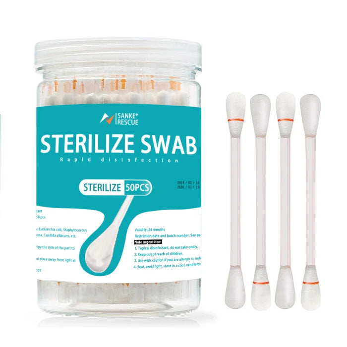 Tampone di cotone iodio monouso per neonati bastoncini di tampone iodoforo indipendenti bambini adulti bambino famiglia all'aperto sicurezza quotidiana assistenza domiciliare