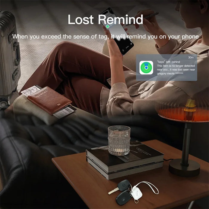 Smart Bluetooth Alarm Tracker funziona con trova la mia APP dispositivo Anti-smarrimento per localizzatore di sostituzione Tag Iphone MFI Rated
