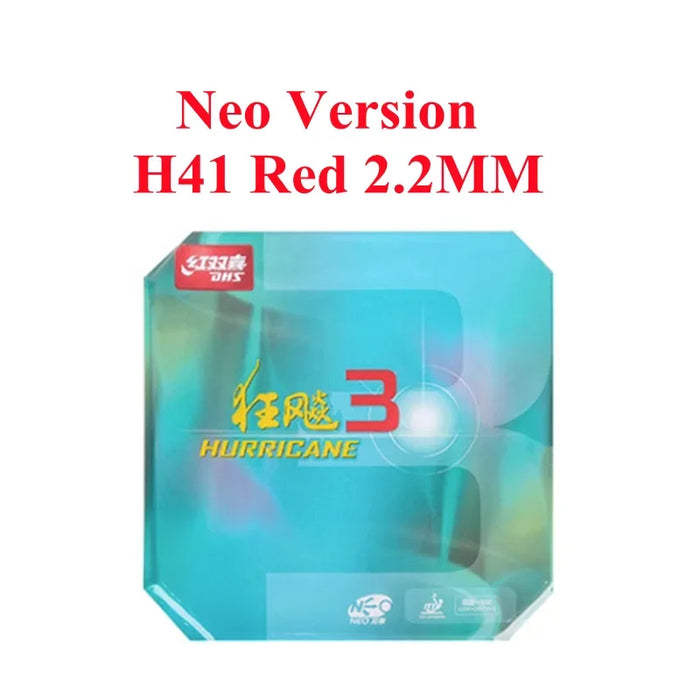 DHS NEO Hurricane 3 (Loop+Control) Pips-In Gomma da ping pong (ping-pong) con spugna 2,15 mm 2,2 mm