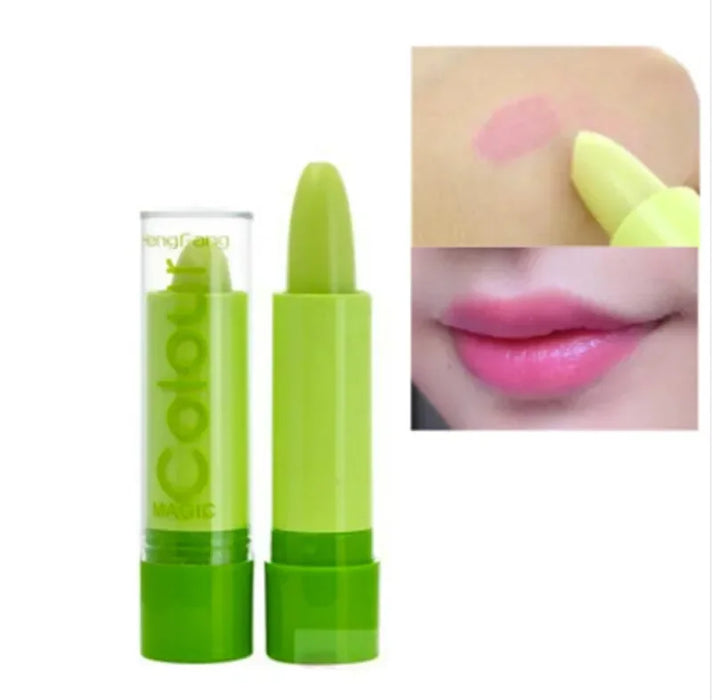 Nuovo Batom 99% ALOE VERA Cambiamento di temperatura naturale Gelatina di colore Rossetto Idratante a lunga durata Nutriente Lip tBalm Trucco