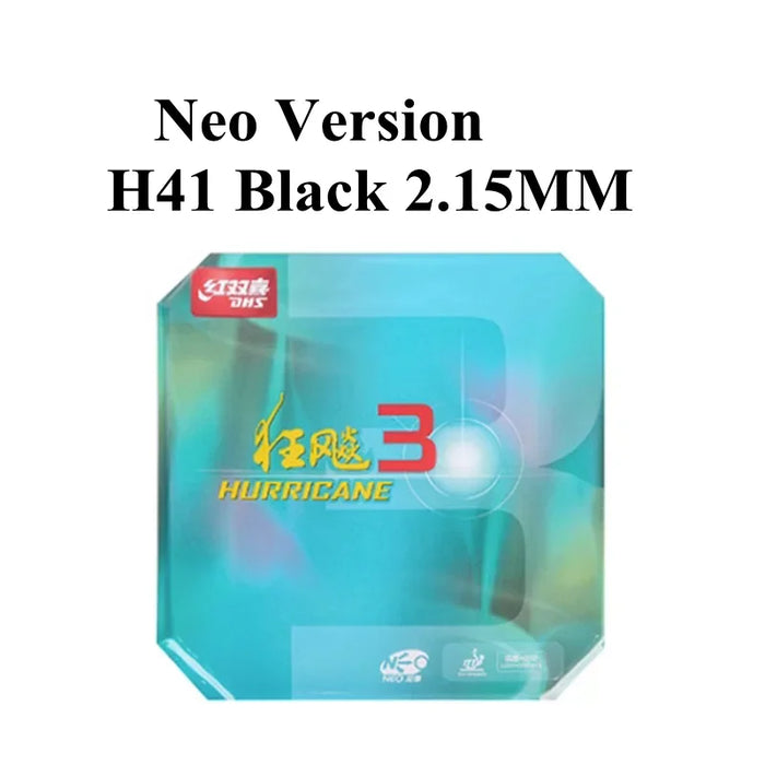 DHS NEO Hurricane 3 (Loop+Control) Pips-In Gomma da ping pong (ping-pong) con spugna 2,15 mm 2,2 mm