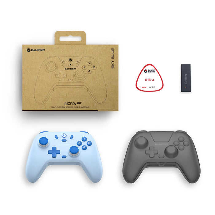 GameSir Nova Lite Controller Gamepad Wireless con Bluetooth, Dongle, cablato per Switch, Android, IOS, PC e giochi Steam