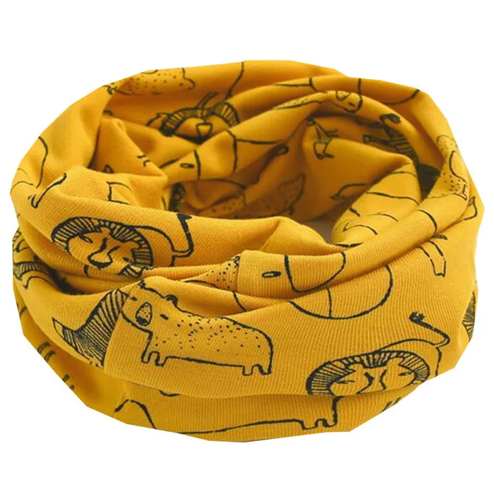 2024 Nuova Primavera Autunno Bambini Sciarpa Moda Bambini Bambino Sciarpa di cotone Ragazzi Ragazze O Ring Sciarpa Bambini Collare Bambino Sciarpa al collo