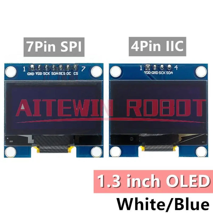 1pcs 1.3 pollici OLED modulo bianco/blu SPI/IIC I2C Comunicare colore 128X64 1.3 pollici OLED Display LCD A LED del Modulo 1.3 "OLED modulo