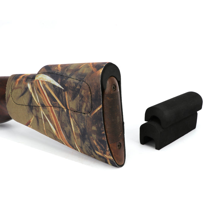 Tourbon Accessori da caccia Pettine per pistola Poggiaguancia Raiser Pistola Buttstock Copertura antiscivolo Neoprene Slip On con 3 inserti pastiglie