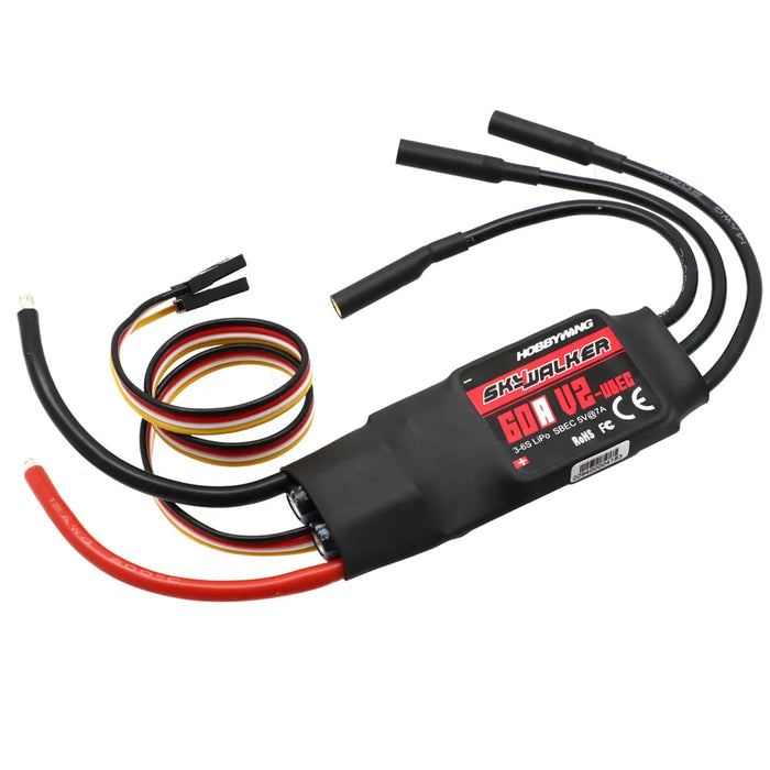 Hobbywing Skywalker 40A 50A 60A 80A 15A 20A 30A 100A 120A V2 regolatore di velocità ESC con UBEC per elicottero RC aeroplani