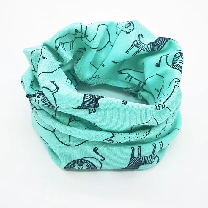 2024 Nuova Primavera Autunno Bambini Sciarpa Moda Bambini Bambino Sciarpa di cotone Ragazzi Ragazze O Ring Sciarpa Bambini Collare Bambino Sciarpa al collo