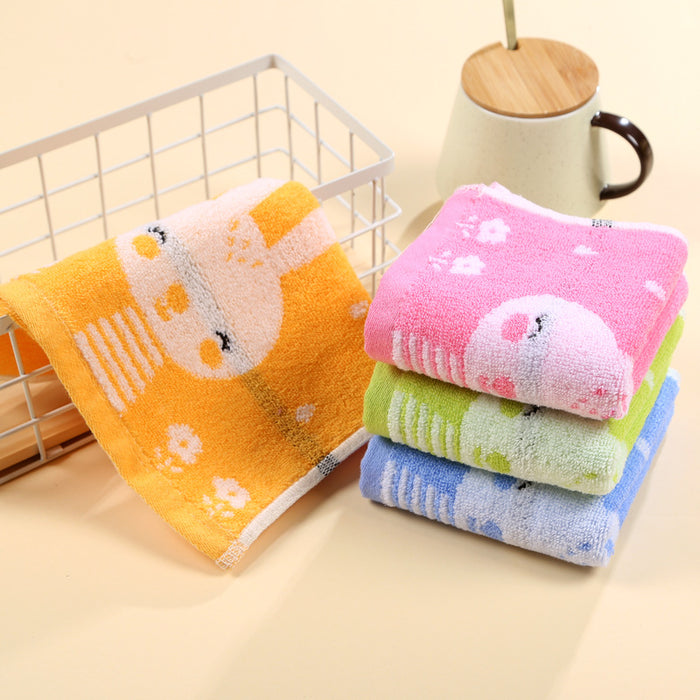 Asciugamano da bagno per bambini in morbido cotone asciugamano per il viso animale del fumetto asciugamano assorbente per bambini asciugamano assorbente per bambini 50x25cm