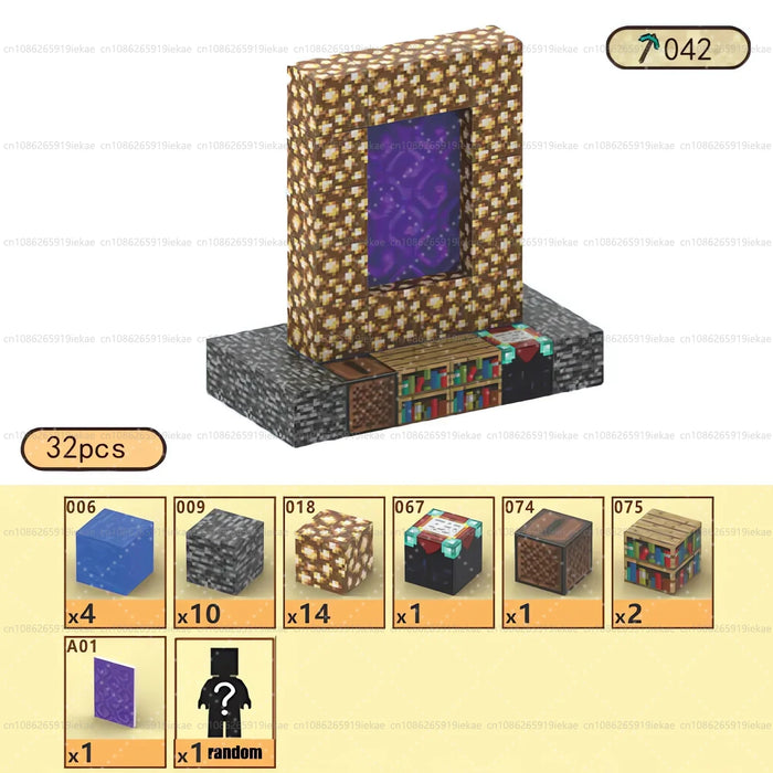 Blocchi magnetici Mine World Set cubo magnetico per ragazzo ragazza bambino età 3+ modello fai da te bambini stelo stelo giocattolo sensoriale regalo