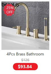 BECOLA Beccuccio per rubinetto a parete Beccucci quadrati e rotondi in ottone cromato/nero Accessori per rubinetti per doccia a cascata