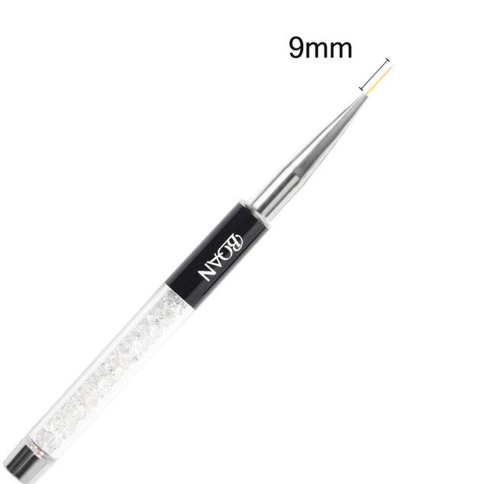 BQAN Professionale 5mm/7mm/9mm Pennello per unghie Disegna a mano Suggerimenti Disegno Linea Pittura Penna Strumenti Manicure Unghie artistiche Pennello Decorazione
