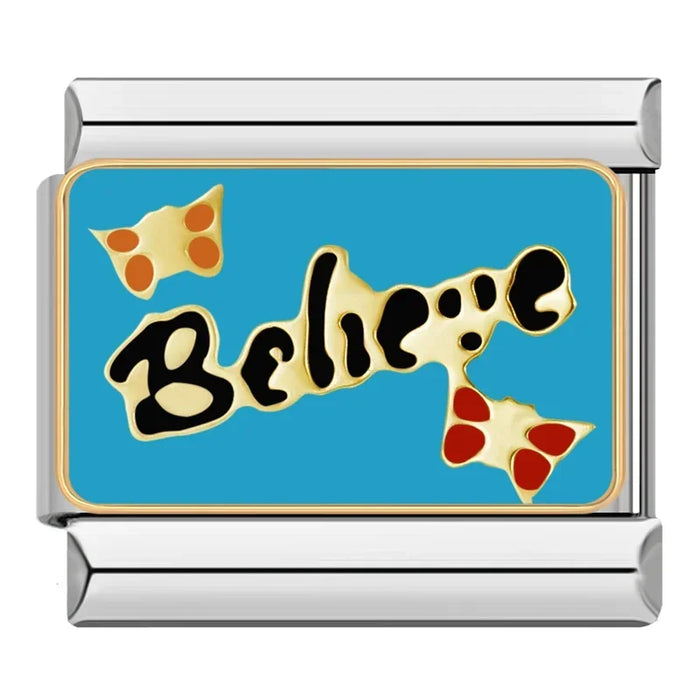 Hapiship originale margherita cavallo amore farfalla mamma cane moto elefante fascino braccialetto adatto creazione di gioielli in acciaio inossidabile DJ003